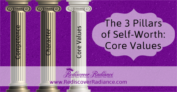 pillars of self-worth core values slef-esteem