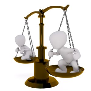 conflict can build your confidence when you use sober judgment balance scale